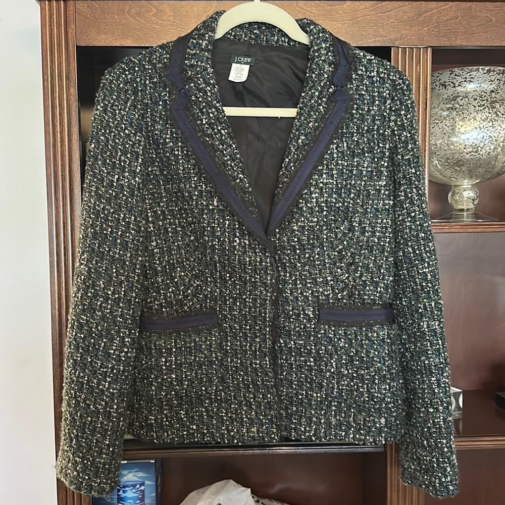 JCrew boucle blazer